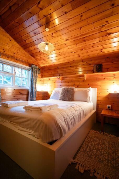 Cozy Norwegian Style Log Cabin In Rural Snowdonia - 2 Bedrooms & Parking By Seren Short Stays Ffestiniog Bagian luar foto